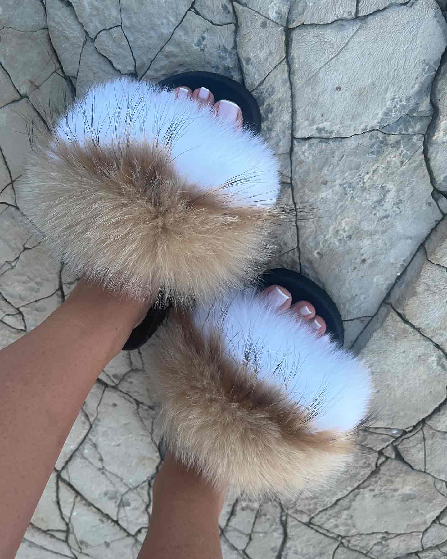 Szőrös papucsok – Dame